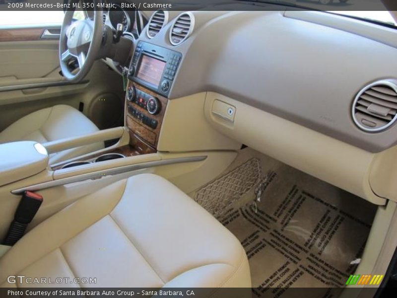 Black / Cashmere 2009 Mercedes-Benz ML 350 4Matic