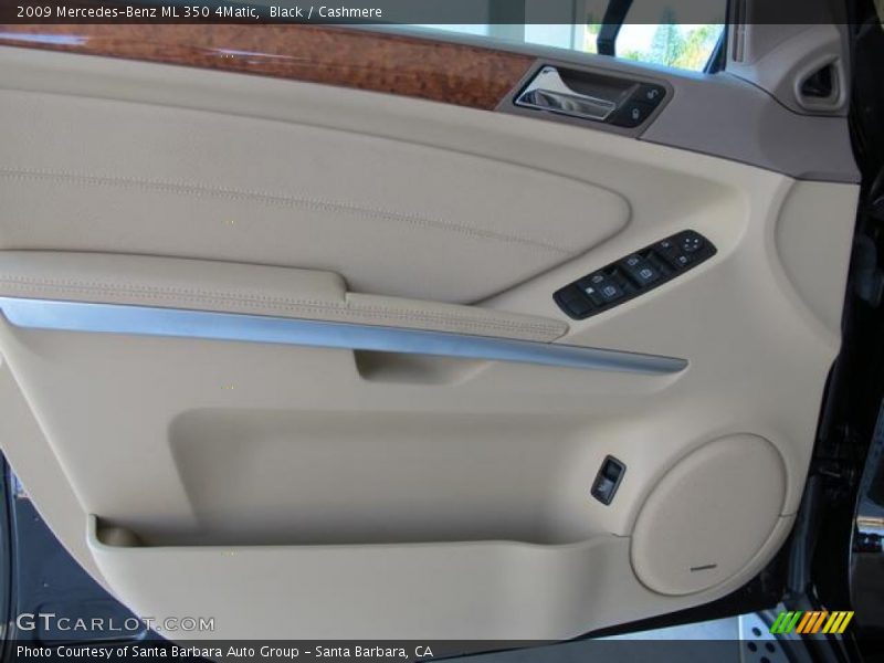 Black / Cashmere 2009 Mercedes-Benz ML 350 4Matic