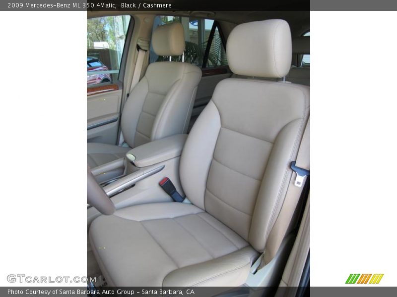 Black / Cashmere 2009 Mercedes-Benz ML 350 4Matic