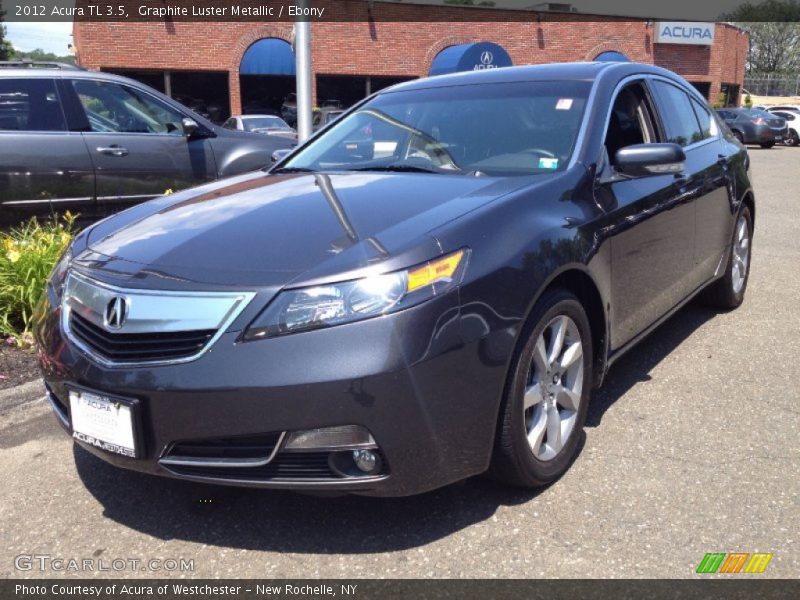 Graphite Luster Metallic / Ebony 2012 Acura TL 3.5