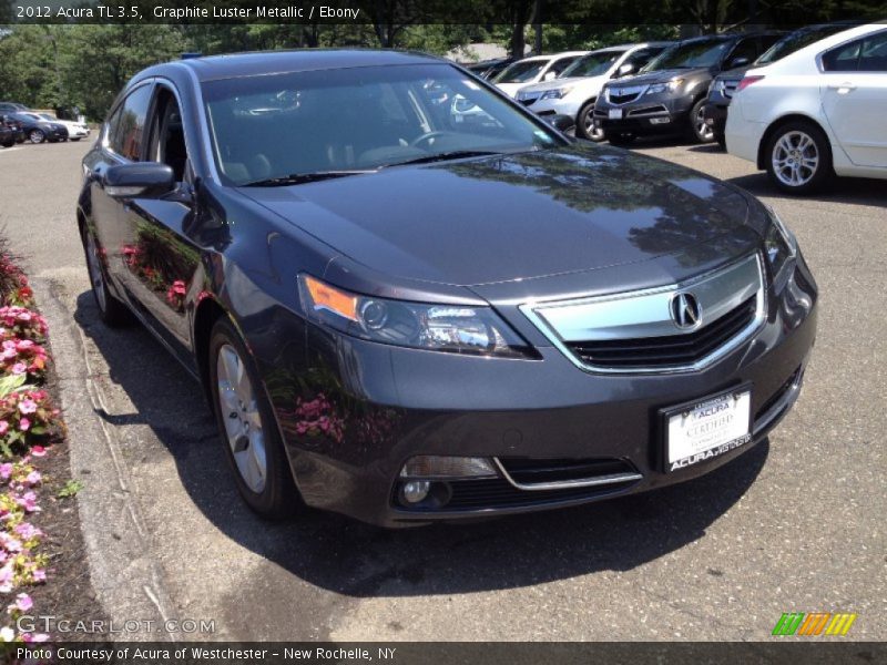 Graphite Luster Metallic / Ebony 2012 Acura TL 3.5