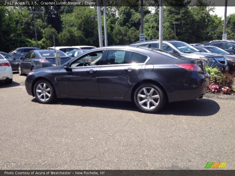 Graphite Luster Metallic / Ebony 2012 Acura TL 3.5