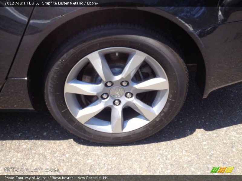 Graphite Luster Metallic / Ebony 2012 Acura TL 3.5