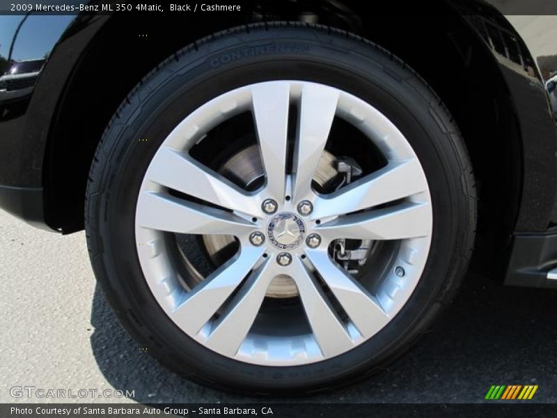 Black / Cashmere 2009 Mercedes-Benz ML 350 4Matic