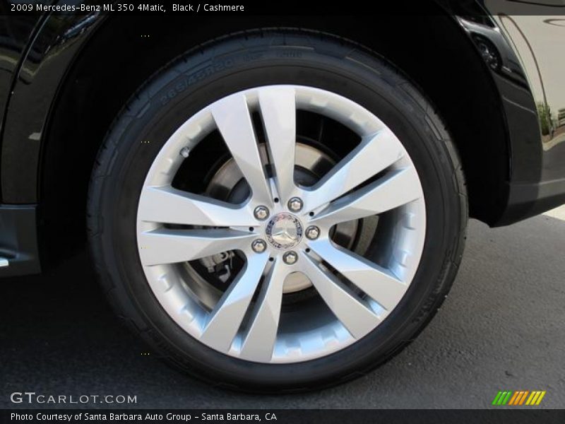 Black / Cashmere 2009 Mercedes-Benz ML 350 4Matic