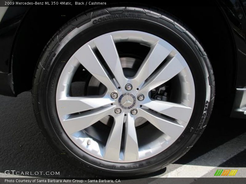 Black / Cashmere 2009 Mercedes-Benz ML 350 4Matic