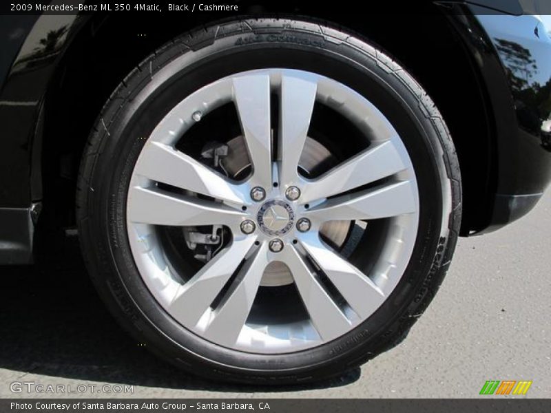 Black / Cashmere 2009 Mercedes-Benz ML 350 4Matic