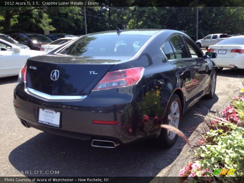 Graphite Luster Metallic / Ebony 2012 Acura TL 3.5