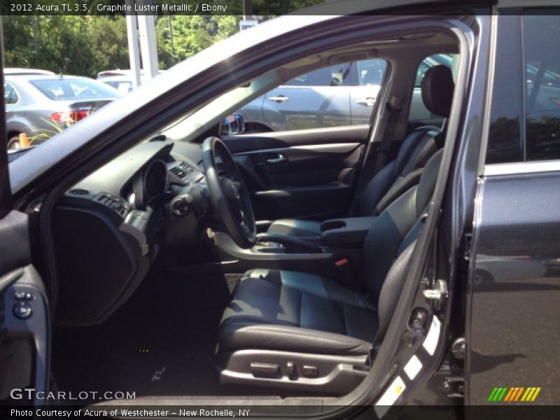Graphite Luster Metallic / Ebony 2012 Acura TL 3.5