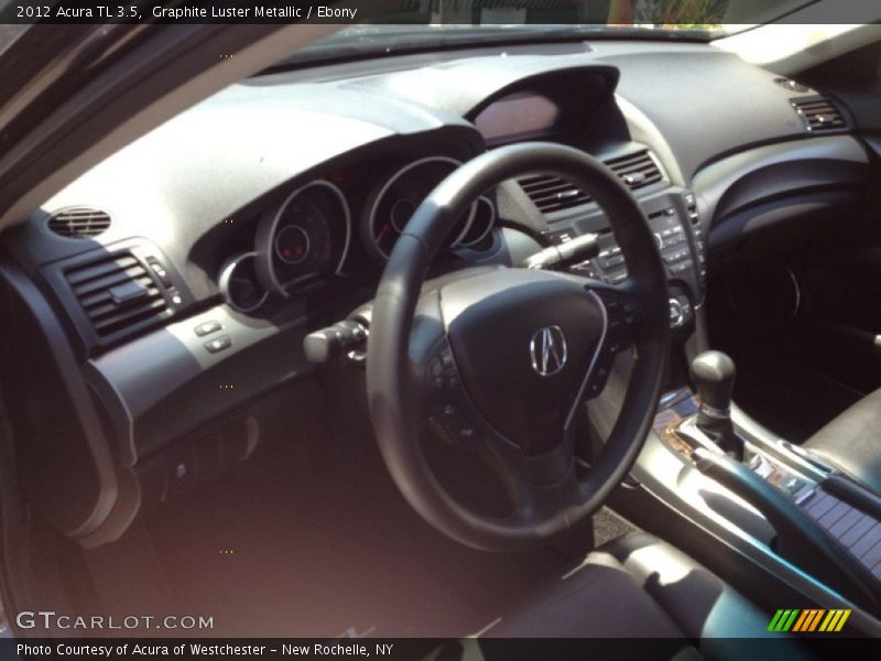 Graphite Luster Metallic / Ebony 2012 Acura TL 3.5