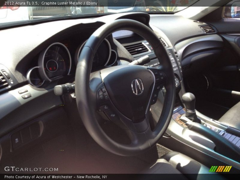 Graphite Luster Metallic / Ebony 2012 Acura TL 3.5
