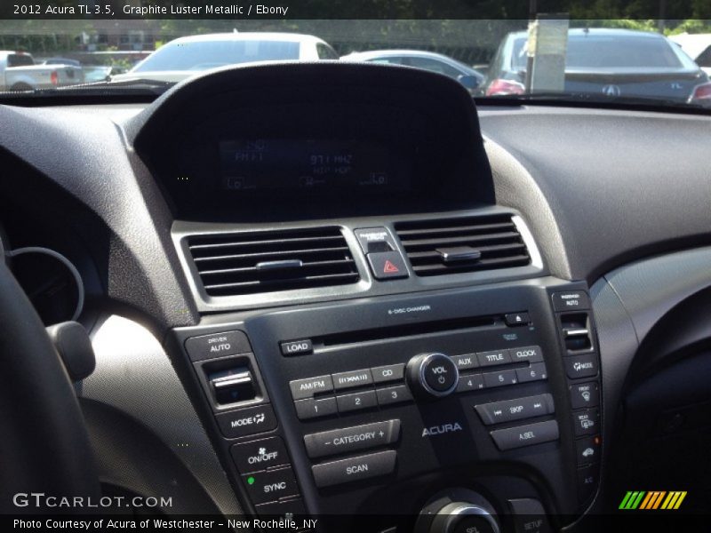 Graphite Luster Metallic / Ebony 2012 Acura TL 3.5