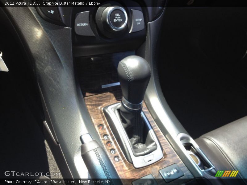 Graphite Luster Metallic / Ebony 2012 Acura TL 3.5