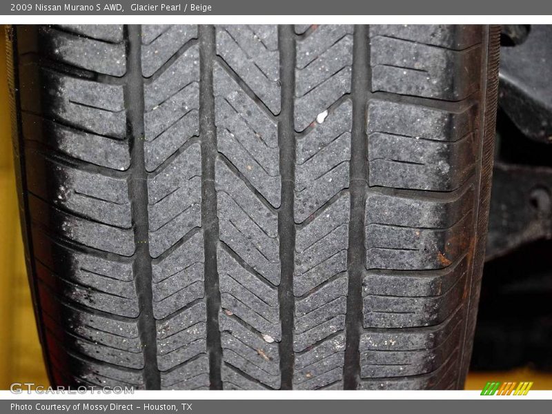 Glacier Pearl / Beige 2009 Nissan Murano S AWD