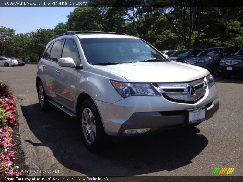 Billet Silver Metallic / Ebony 2009 Acura MDX