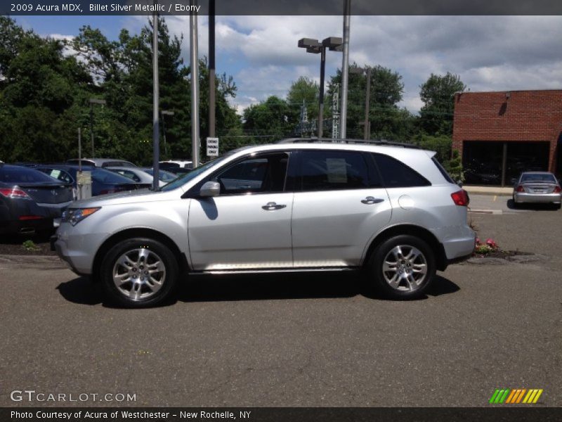 Billet Silver Metallic / Ebony 2009 Acura MDX