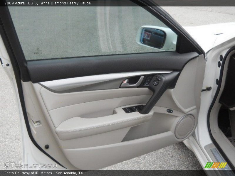 White Diamond Pearl / Taupe 2009 Acura TL 3.5