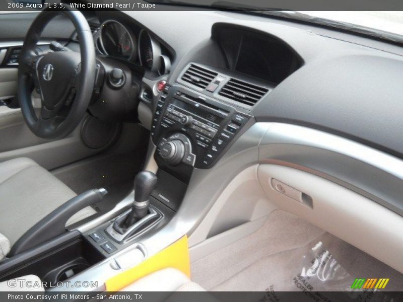 White Diamond Pearl / Taupe 2009 Acura TL 3.5