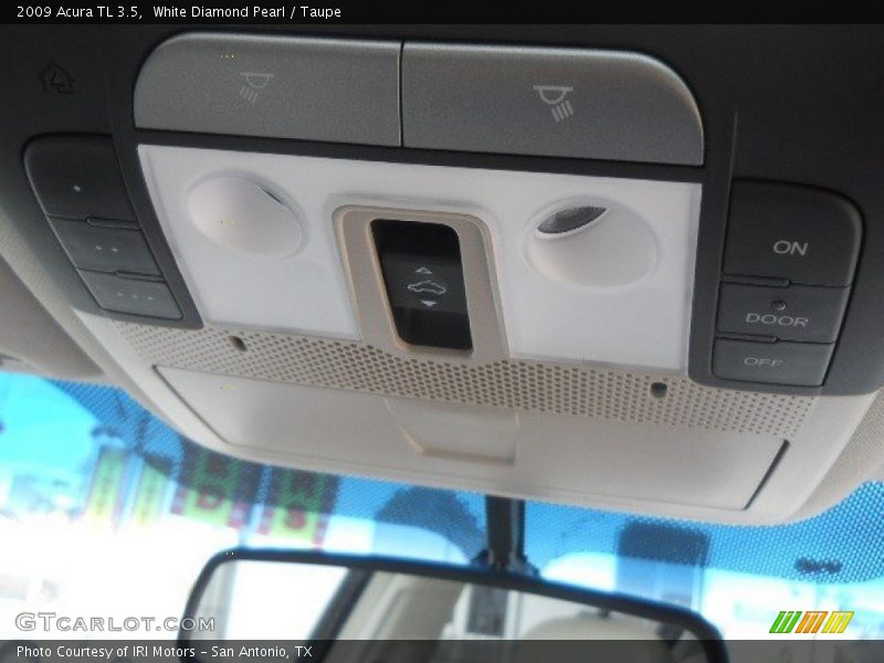 White Diamond Pearl / Taupe 2009 Acura TL 3.5