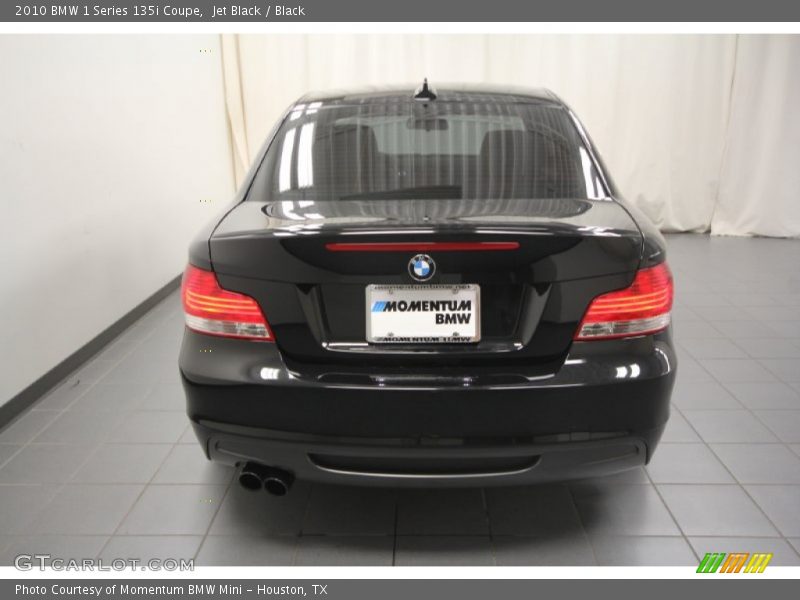 Jet Black / Black 2010 BMW 1 Series 135i Coupe