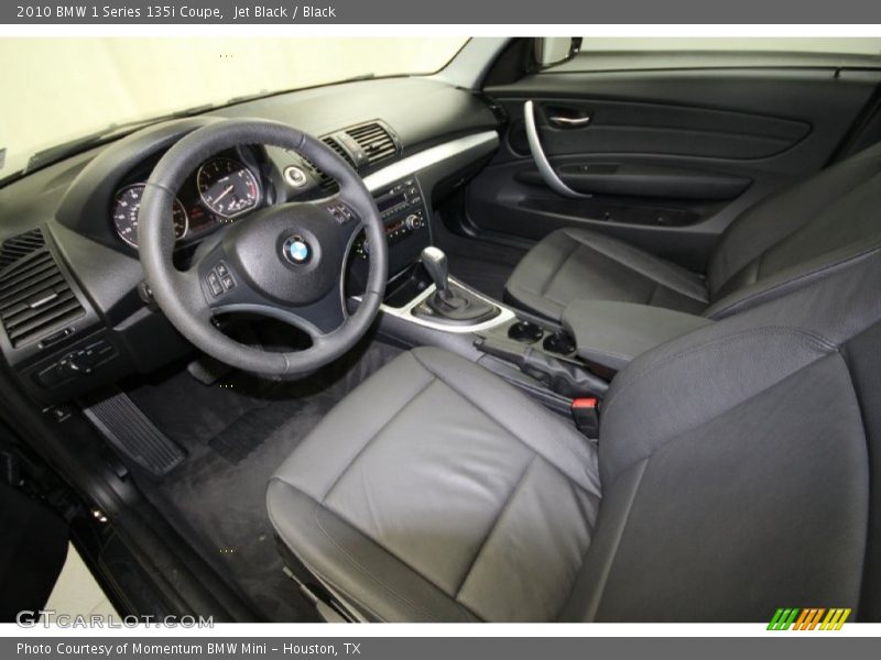 Jet Black / Black 2010 BMW 1 Series 135i Coupe