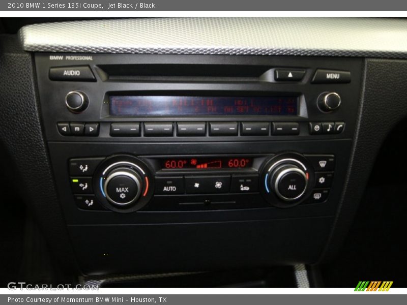 Jet Black / Black 2010 BMW 1 Series 135i Coupe