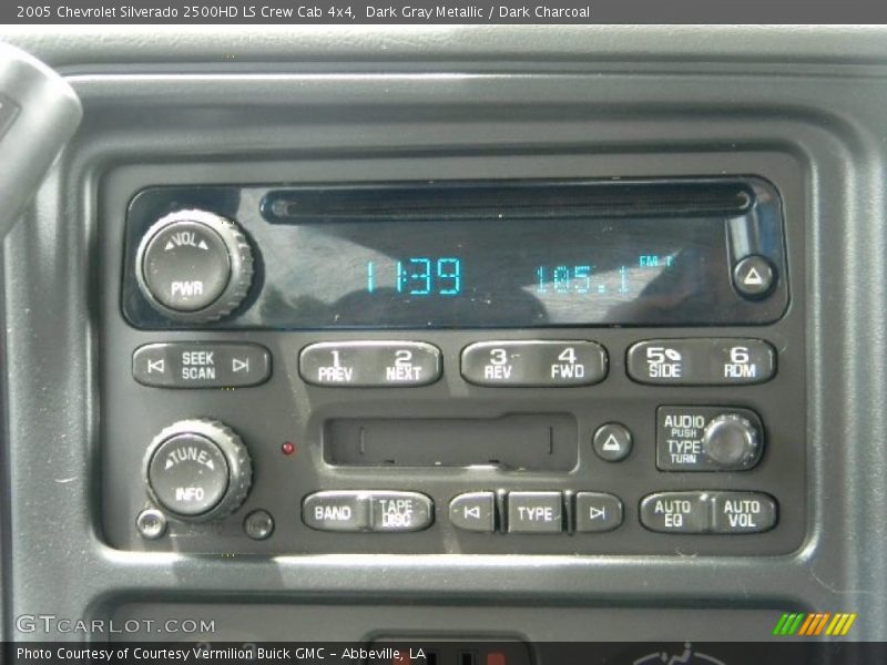 Dark Gray Metallic / Dark Charcoal 2005 Chevrolet Silverado 2500HD LS Crew Cab 4x4