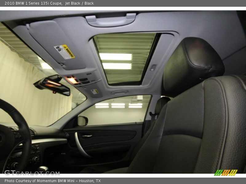 Jet Black / Black 2010 BMW 1 Series 135i Coupe