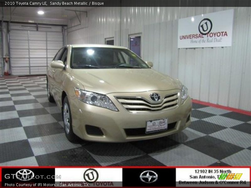 Sandy Beach Metallic / Bisque 2010 Toyota Camry LE