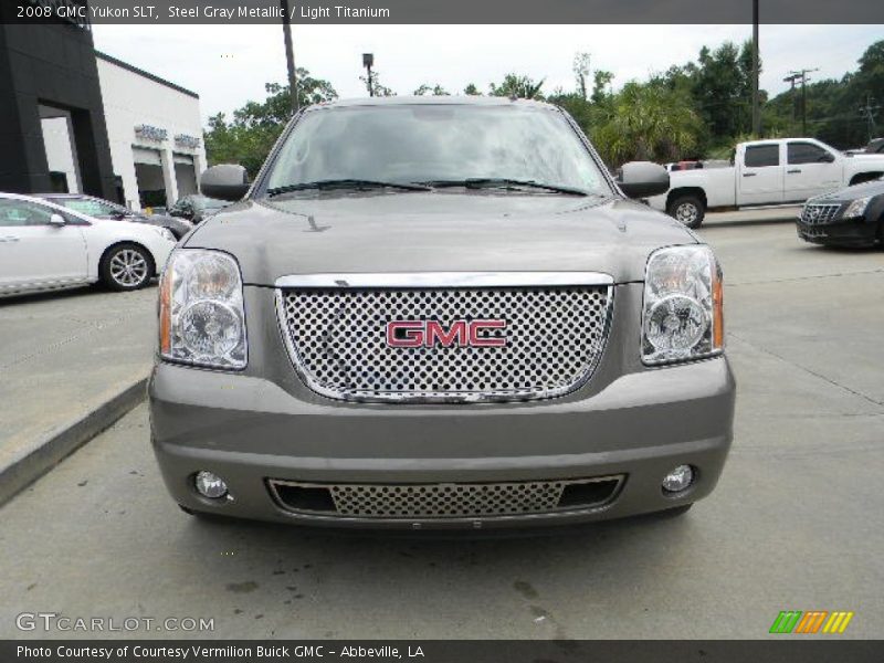 Steel Gray Metallic / Light Titanium 2008 GMC Yukon SLT