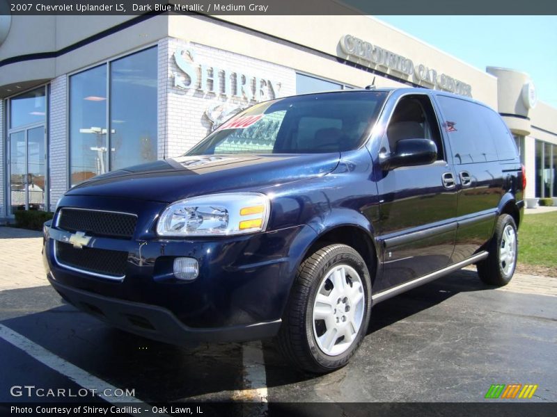 Dark Blue Metallic / Medium Gray 2007 Chevrolet Uplander LS