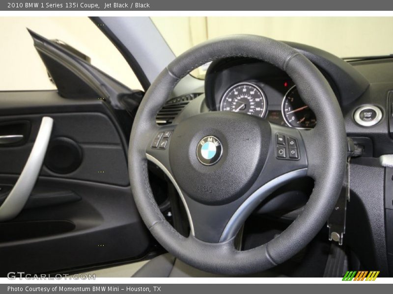 Jet Black / Black 2010 BMW 1 Series 135i Coupe