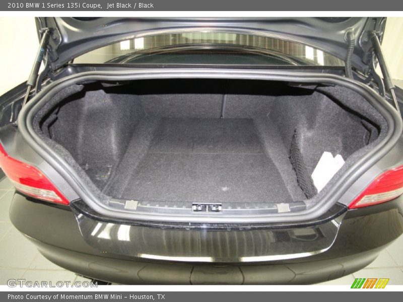 Jet Black / Black 2010 BMW 1 Series 135i Coupe