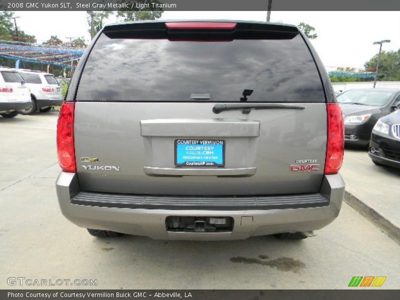 Steel Gray Metallic / Light Titanium 2008 GMC Yukon SLT