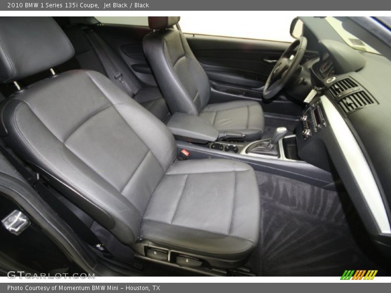 Jet Black / Black 2010 BMW 1 Series 135i Coupe
