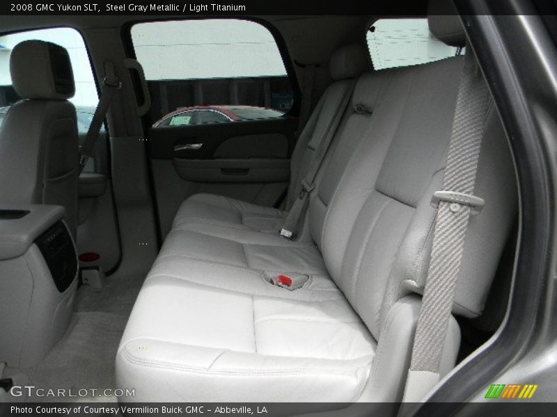 Steel Gray Metallic / Light Titanium 2008 GMC Yukon SLT