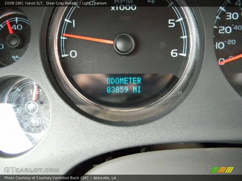 Steel Gray Metallic / Light Titanium 2008 GMC Yukon SLT