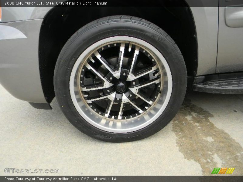 Steel Gray Metallic / Light Titanium 2008 GMC Yukon SLT