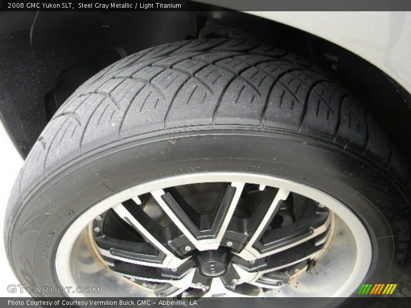 Steel Gray Metallic / Light Titanium 2008 GMC Yukon SLT