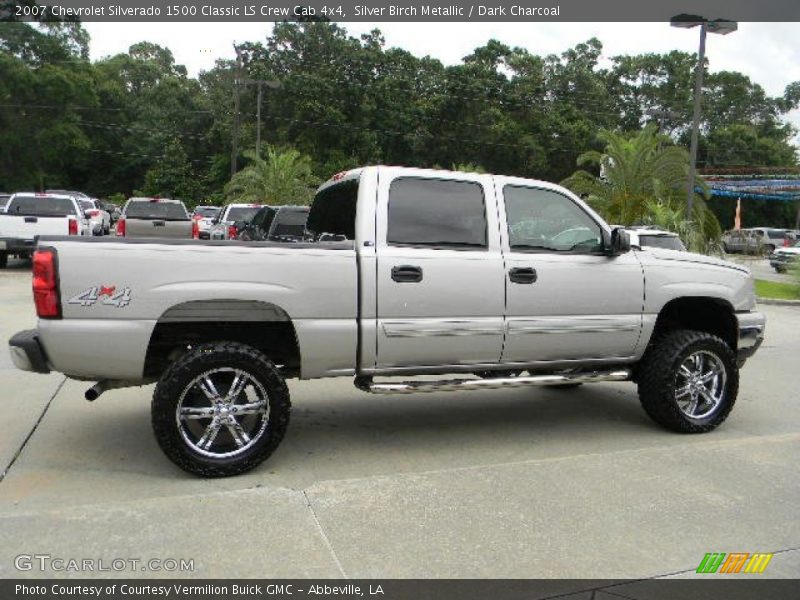 Silver Birch Metallic / Dark Charcoal 2007 Chevrolet Silverado 1500 Classic LS Crew Cab 4x4