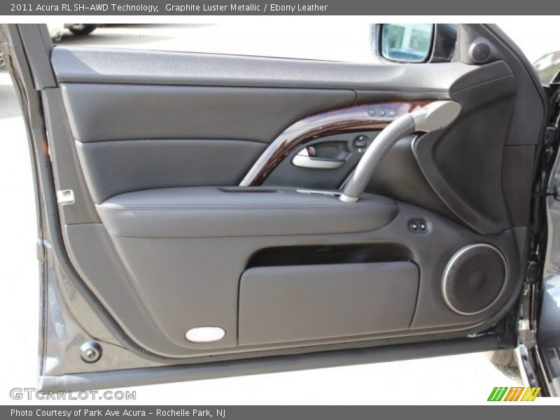 Graphite Luster Metallic / Ebony Leather 2011 Acura RL SH-AWD Technology