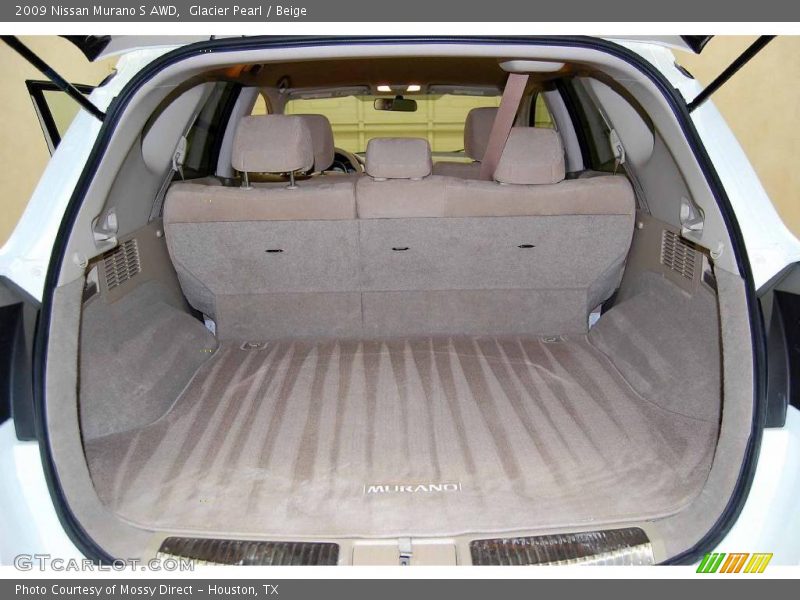 Glacier Pearl / Beige 2009 Nissan Murano S AWD