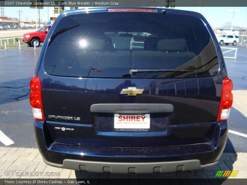 Dark Blue Metallic / Medium Gray 2007 Chevrolet Uplander LS