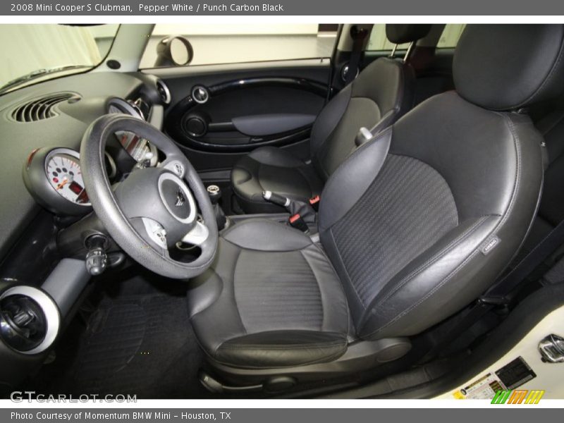  2008 Cooper S Clubman Punch Carbon Black Interior