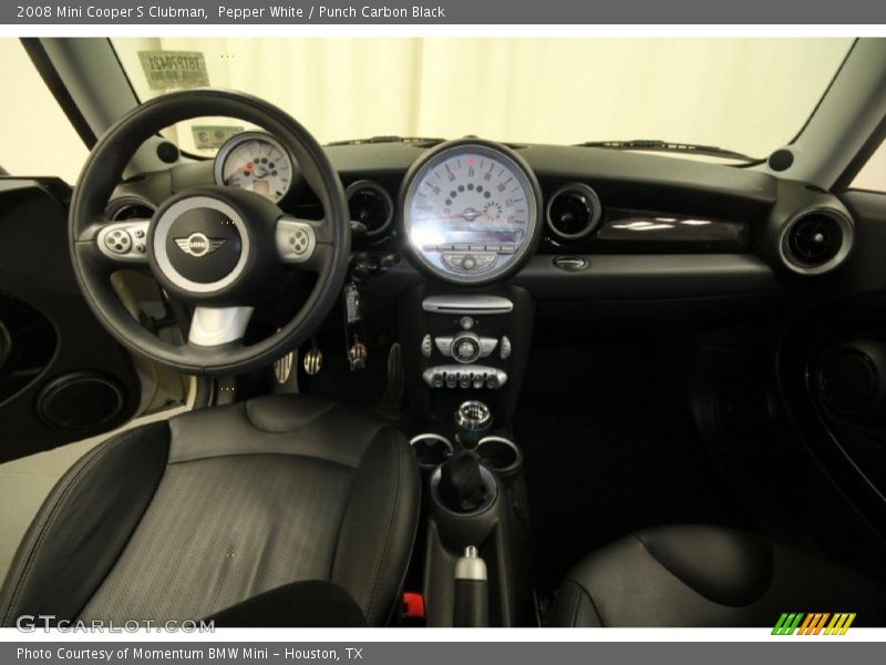 Pepper White / Punch Carbon Black 2008 Mini Cooper S Clubman