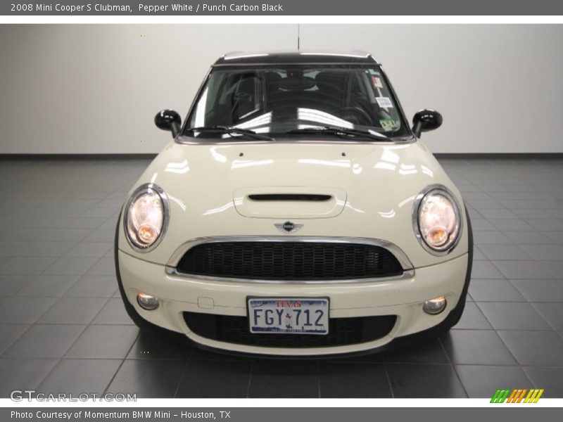 Pepper White / Punch Carbon Black 2008 Mini Cooper S Clubman