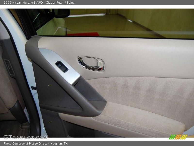 Glacier Pearl / Beige 2009 Nissan Murano S AWD