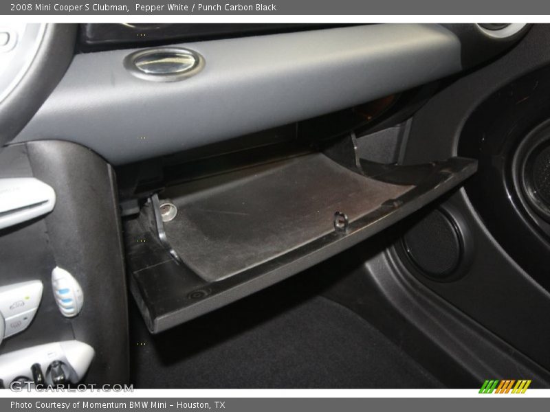 Pepper White / Punch Carbon Black 2008 Mini Cooper S Clubman