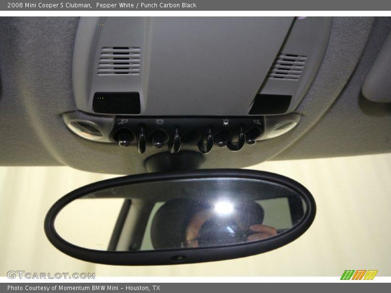 Pepper White / Punch Carbon Black 2008 Mini Cooper S Clubman