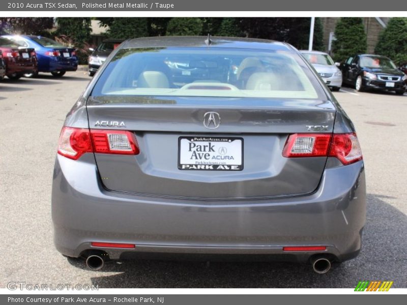Polished Metal Metallic / Taupe 2010 Acura TSX Sedan